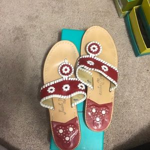 Red and White Jack Rogers!